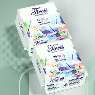 Ein guter Preis. Ultra dick Einweg-Super-Absorptions-Sanitärpolster 3-D-Leckenschutz Blau-Chip-Frauen-Hygiene-Tag-Nutz-Sanitär-Nappen Online