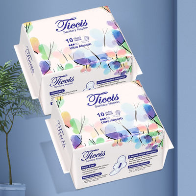 Ein guter Preis. Großhändler Privatmarke Baumwolloberfläche Custom Nachtgebrauch Blaudruck Damen weibliche komfortable Sanitärpolster Online