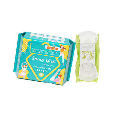 Ein guter Preis. Bestseller hochwertige billige nicht gewebte Stoffe Sanitäre Servietten 245mm Wegwerf-Baumwolle Lady Pad Online