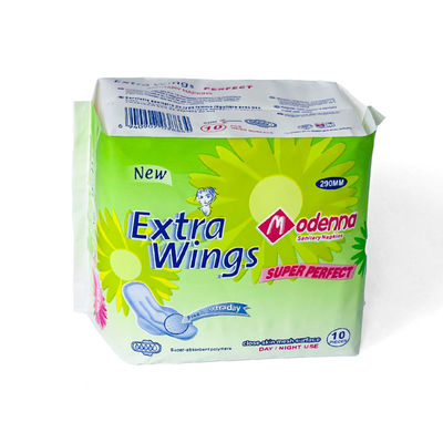 Ein guter Preis. Herstellung in der Fabrik Superdünne Einweg-Weißstoff-Sanitärnappen-Pad mit blauem Druck für Tag und Nacht Online