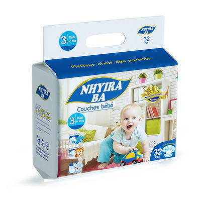 Ein guter Preis. Druckwegwerfbaby-Windel-Windeln weicher Breathable TUV/ISO genehmigten Online
