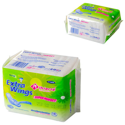 Ein guter Preis. Baumwollgeflügelte hygienische Binden der Hygiene-Nachtgebrauchs-Damenbinde-ultra dünn 285mm Online
