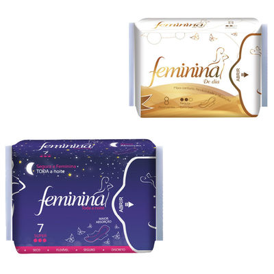 Soem beflügelte Frauen-Damenbinde-weibliche Baumwollauflagen Breathable ISO9001