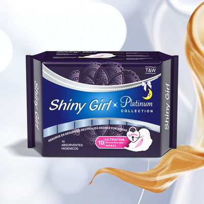 Biobaumwolle-Wegwerfslipeinlage-Tagesgebrauchs-Dame Panty Liners Ultra dünn