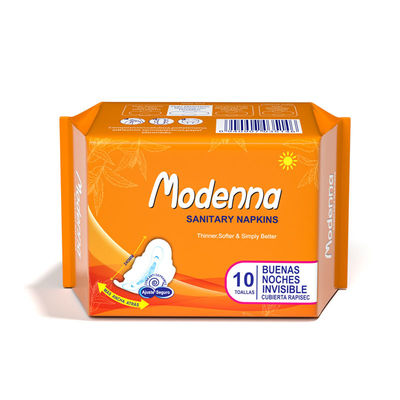 Frauen-Sunny Cotton Menstrual Pad Winged-Wegwerfsuperabsorbierfähigkeit