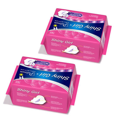 Nicht gesponnener negativer Ion Sanitary Napkin Organic Disposable 240mm 245mm