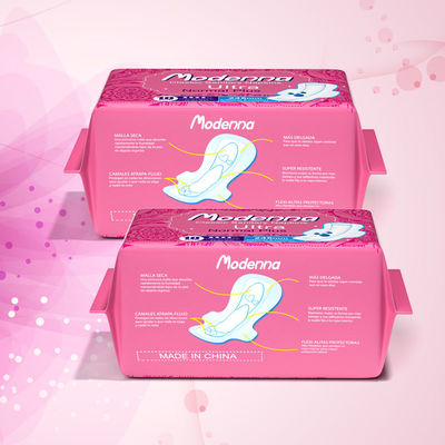 Weibliche Hygiene-Produkt-Wegwerfbaumwollbequeme gesundheitliche Auflagen ISO9001