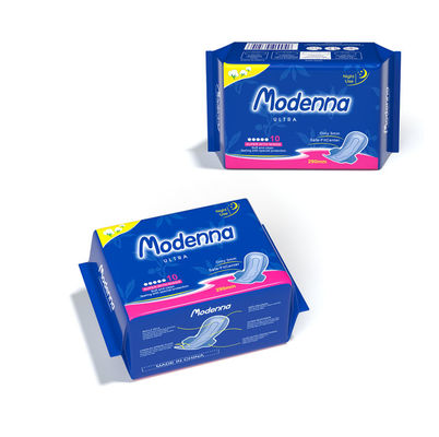 Weibliche Nachtgebrauchs-Damenbinde Wegwerf-SAP negativer Ion Sanitary Pad