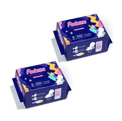 Faserartige schrumpfend gesundheitliche Auflagen, negative Ion Sanitary Napkins Fancy Free-Proben
