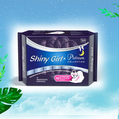 Ein guter Preis. Baumwollfrauen-Damenbinde-geflügelter Wegwerfzeitraum füllt Absorption 50ml/80ml auf Online