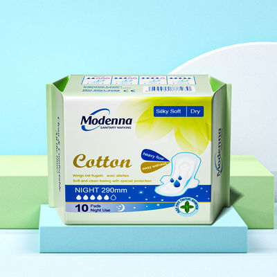 Ein guter Preis. Dicke Sanitäre Servietten 100 Zertifizierte Mädchen Pads Baumwolle Biologische weibliche Pads für den starken Fluss Online