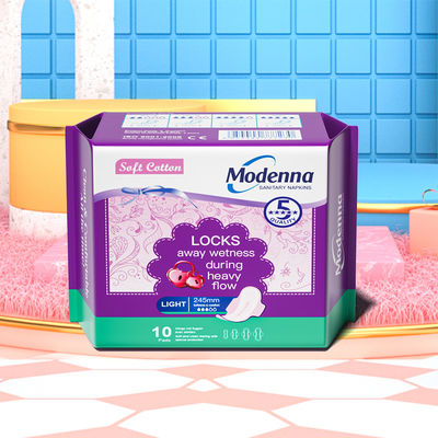 Umweltfreundlich 285mm Anion Sanitäre Servietten Negativ-Ionen-Mittelschwangerschaft Sanitäre Handtuchpolster