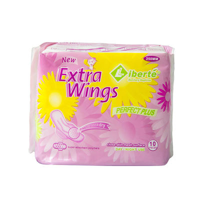 Ein guter Preis. Kongos Extraflügel Hot Sale Private Label Frauen Baumwolle Sanitäre Pad Großhandel Dame Sanitäre Servietten Hersteller in China Online