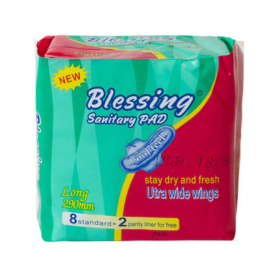 Ein guter Preis. Blessing Profihersteller Einweg-Atemberaubendes Rückenblatt Spezialdesign-Frauen-Klamotten-Frauen-Sanitär-Nappen Online