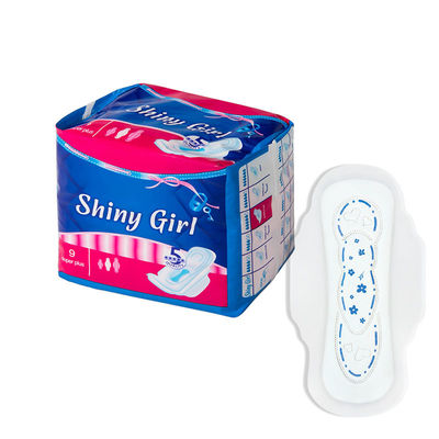 Ein guter Preis. Schöne Qualität Blau gedruckte Muster Frauen Flügelsäcke für Mädchen Sanitäre Servietten Sanitäre Handtuchstücke Online
