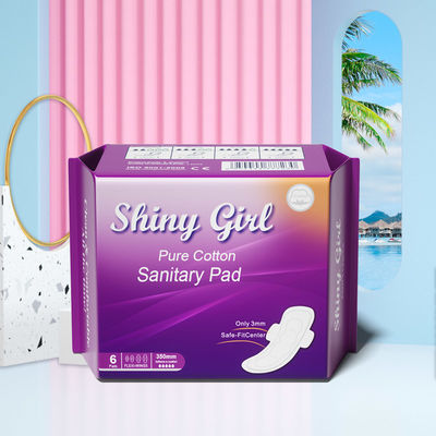 Bio-Baumwolle Menstruation Feminine Hygiene Periode Lady Serviette Sanitärkleidung Unterwäsche Liner für Frauen