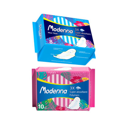 Ein guter Preis. Tägliche, atmungsaktive, geflügelte Pflegepolster aus Baumwolle für weibliche Hygiene Online