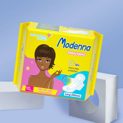 Ein guter Preis. Ultra dünne Damen Damen Menstruationskissen kundenspezifische Superabsorption Einweg-Baumwolle Bio-Sanitärkissen Online