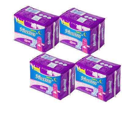 Ein guter Preis. 50-200ml Absorption Capacity Disposable Sanitary Napkin with Adhesive in Rectangle Design Online