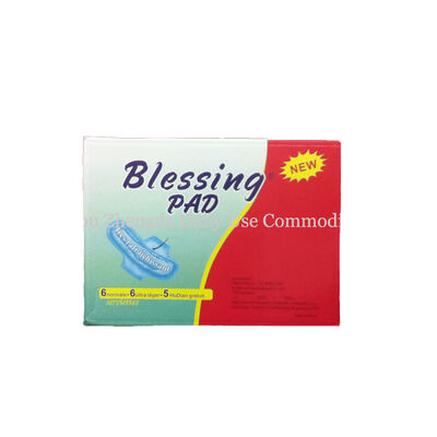 Ein guter Preis. Wholesale Blessing Pad Cotton Breathable Sanitary Napkins with Super High Absorbency & Winged Design for Africa Market Online